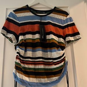Veronica beard cotton tazi tee
